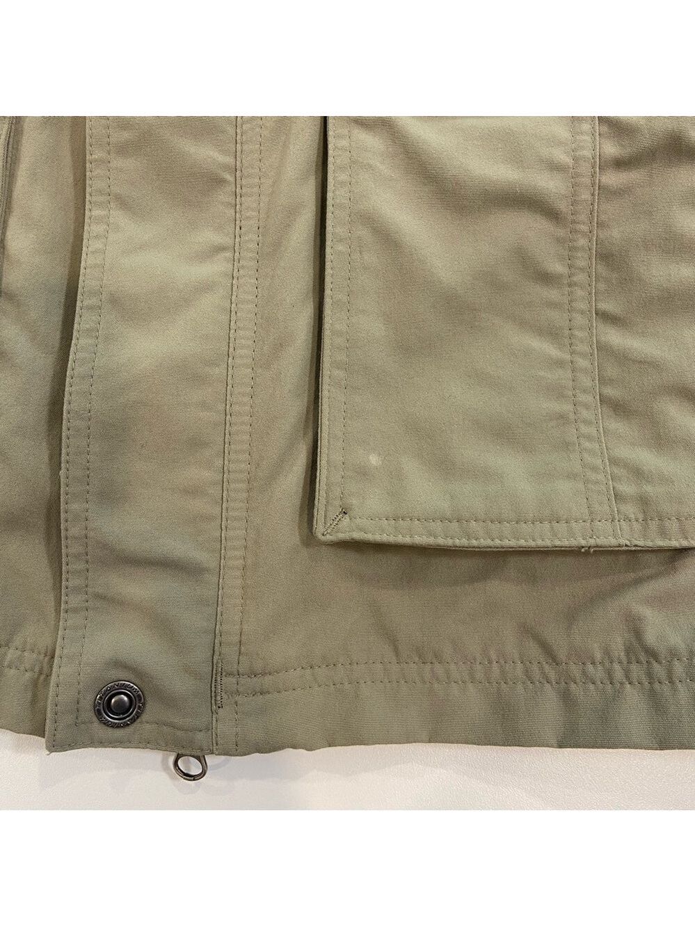 Columbia Titanium outdoor sleeveless jacket vest pockets men Medium olive green - Picture 13 of 16